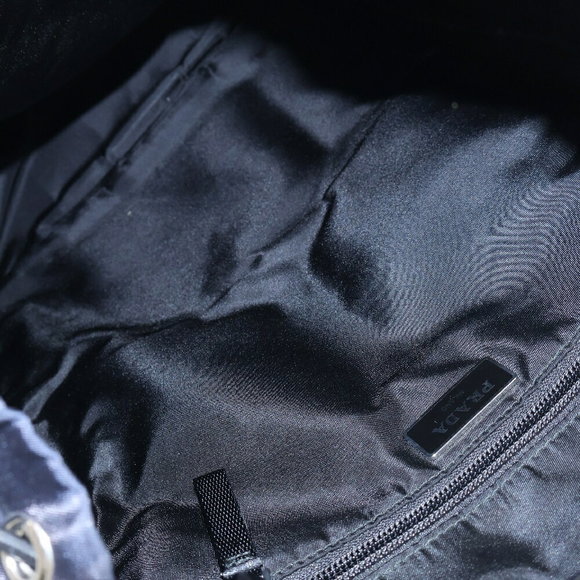 Prada TESSUTO MONTAGN Backpack Navy Blue - Picture 5 of 5